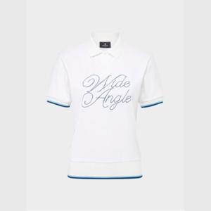 [와이드앵글]여성 CO 간절기 아트웍 폴로 티셔츠 Off White WWU25251W3