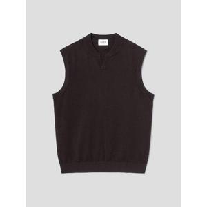 [갤럭시 라이프스타일] 울 베스트 스웨터  브라운 (GC5851E03D)