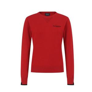 여성 배색 하트 자카드 니트 521E3SR203RE