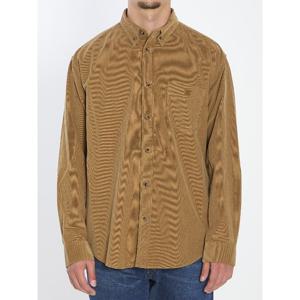 셀린느 웜 브라운 코듀로이 셔츠 RC07O216T GCB1