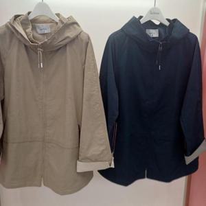 Destijl HC06 H라인 팔뚝품편한 반후드 집업 점퍼형 트렌치 코트 D2553ct02