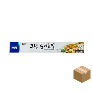 크린 종이호일 33cm X 20m_30개 크린백 랩 크린랲 주방용품 롤백 호일