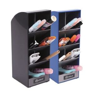 아카데미 펜꽂이 MW-626 청색(스텐드형 77x85x210mm) 데스크용품 펜꽂이 펜홀더 연필꽂이 트레이 펜 볼펜 책상 정리 오피스