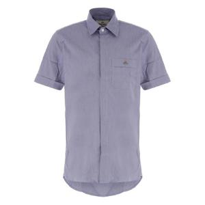 25 FW 비비안웨스트우드 로고 자수 반소매 셔츠 24010004W012Z TP442189600