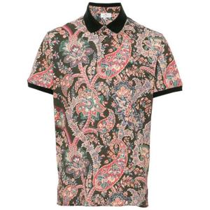 에트로 페이즐리 프린트 스트레이트 헴 폴로 셔츠 MRMD0004AJ220 X0890 TP948589639