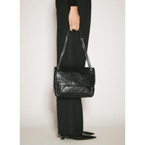 25 FW 생로랑 여성  니키  미디엄 숄더 백 sla0241061blk