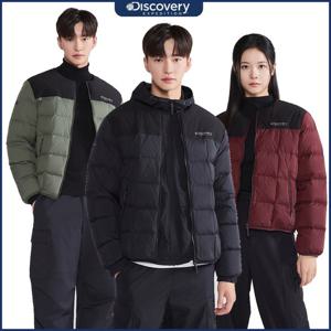 디스커버리 25FW신상 남여 세미오버핏 사각퀼팅 경량다운 DMDJ53056,DWDJ54056