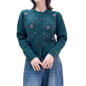 [비꼴리끄(여성)]다이아 팝콘 자수 가디건 B244KC3060