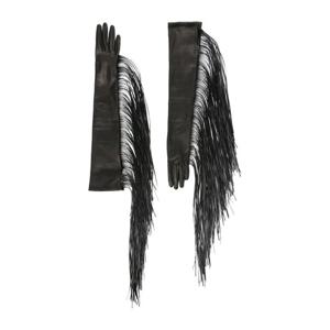 스포트막스 프린지 디테일 가죽 롱 장갑 2522566013600 003