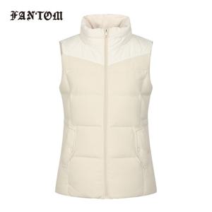 [팬텀] 여성 코듀로이 구스 다운 점퍼 베스트