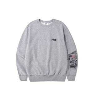 [지프]남여공용 그래픽 루즈핏 맨투맨티셔츠 (JQ3TSU861)