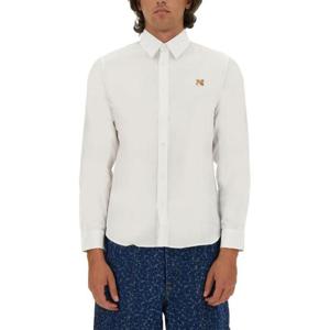 메종키츠네 긴팔 셔츠 MM00409WC5010 WHITE