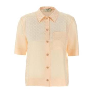 FENDI FF 실크 셔츠 FS8254AUQGF1RX0