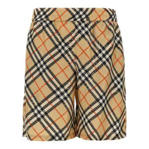 BURBERRY 실크 버뮤다 반바지 확인 8091199SANDIPCHECK