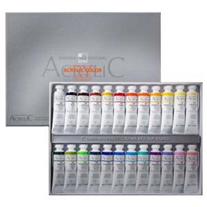 신한 아크릴물감 20ml 24색 미술용품/전문가용 (1개)