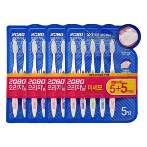 [메디안]2080 오리지널 칫솔 미세모 10입 x4개