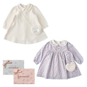 M밍크뮤D 25FW 져지샤이닝 플라워부케가방SET원피스 2종택1 (35C1540001A)