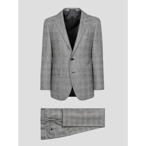 [갤럭시] [Prestige] 울 스트래치 글렌체크 레귤러핏 수트 세트  그레이 (PS001359983)