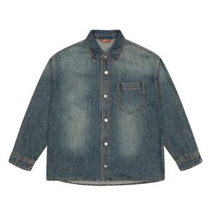 [소이][더센트럴 소이주니어] 루즈핏 셔츠형 데님자켓 25F1501
