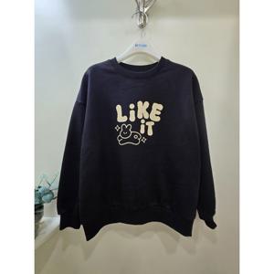 [에꼴리에]퍼피 일러스트 루즈핏 맨투맨티 25D54520