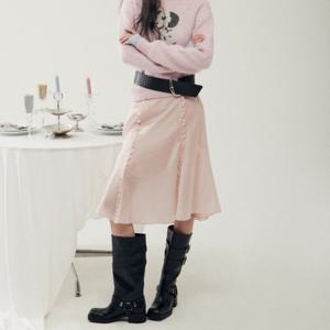 [쥬크]프릴 디테일 레이어드 훌 스커트 Z254MSD706