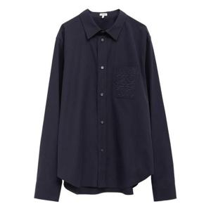 25FW 로에베 긴팔 셔츠 H526Y05WDX9602 DARK NAVY DOM
