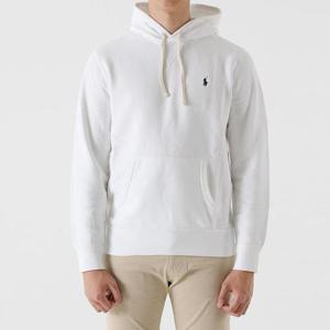 폴로 랄프로렌 766778 포니 자수 기모 후드티셔츠 화이트