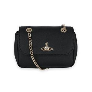 비비안 웨스트우드 5202006MU S000B N401 엠마 스몰 체인 숄더백 사피아노 블랙 [국내발송]