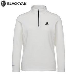 블랙야크 여성 겨울 등산 티셔츠 폴라텍 파워드라이 기모 집업 긴팔티2 1BYZTWU506WH