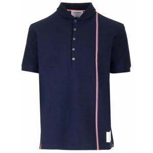 [THOM BROWNE] 라프리마 남성 코튼 니트 폴로 셔츠 MJP196AJ0138 415 Blue /15