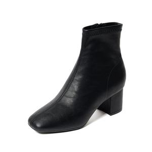 [오브엠][택가139,000] 스판 앵클 부츠_F23AF786 (2color)