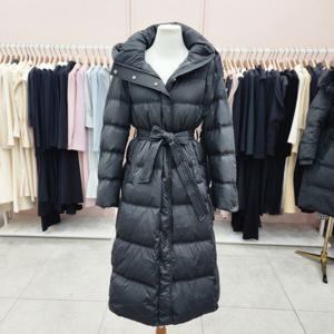 [샤틴]후드넥 제천벨티드 덕다운 롱패딩S244C805A_JK