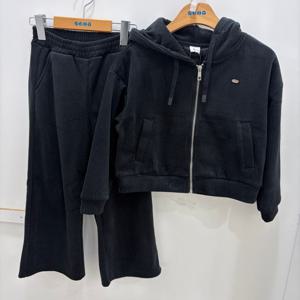 [에스핏]후드집업 세트 상하복 - 블랙 (SJZ711FKTR10)_CJ