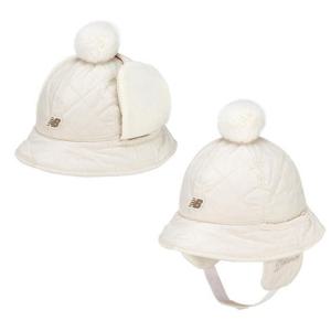 M 뉴발란스모자 HQK NK8BEF703G-39 퀼팅 귀달이 돔햇