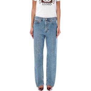 24FW 구찌 데님 pant with 구찌 라벨 792208XDCXM4011