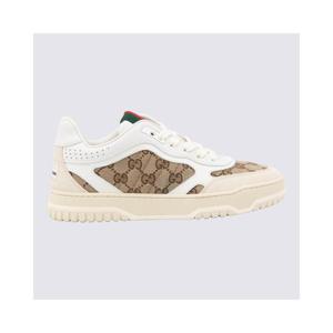 구찌 레더 앤 GG Supreme fabric GG 스니커즈 785452AADHW9573