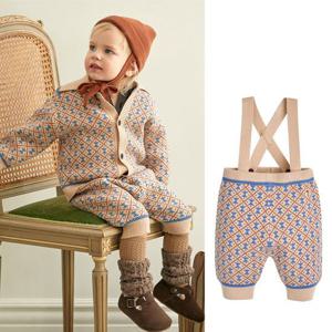 [모이몰른]유아 레페 7부 니트 오버올 M234OVB98P