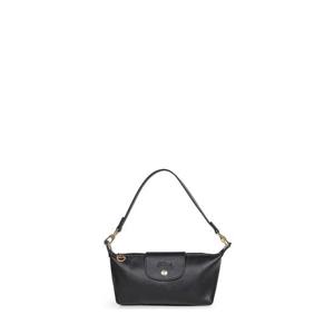 26SS LONGCHAMP Le Pilage Xtra 블랙 크로스바디 백 With Removable 숄더 Strap 앤 Embossed 로고 On The Front In 레더 워먼 10353HIS001