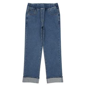 에꼴리에 세이브존07 일자핏 밴딩 롤업블루진 22D0257