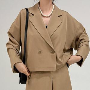 빅사이즈 509 간절기박시핏정장자켓 DRAV301