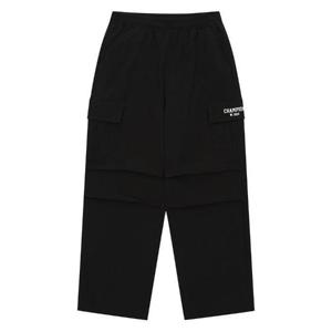 소이주니어 세이브존03 겨울 나일론 스판 카고 파라슈트 바지 24W5732-BK