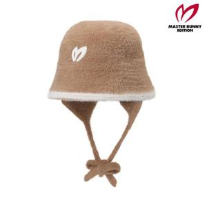 마스터바니  (421E4CP212) 여성 심볼 패치 이어워머 플러피 버킷햇
