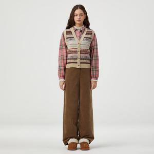 [써스데이아일랜드][여성]코듀로이 스트레이트 팬츠(T258MPT234W)