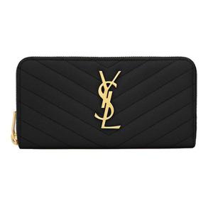 생로랑 마틀라세 지퍼 장지갑 358094 BOW01 1000