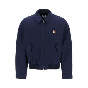 메종키츠네 봄버 자켓 MM02105WQ0067P476 INK BLUE DOM