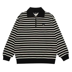 에꼴리에 HC33 스트라이프 반집업 카라티 23D5402