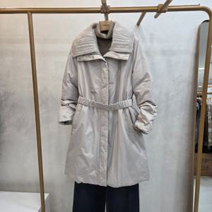 [크레송]니트카라  허리밸트  구스패딩  MWCJDA52DG