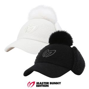 [마스터바니에디션] (421E4CP206) 여성 폼폼이 이어워머 테리 볼캡