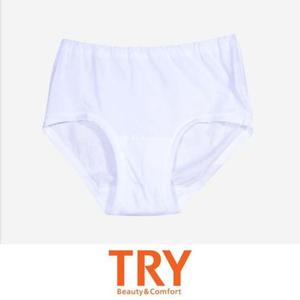 (트라이)면100 베이직 맥시 여성 삼각 팬티(3매입)
