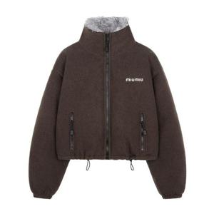 미우미우 ML1147 18FC F0192 플리스 다운 자켓